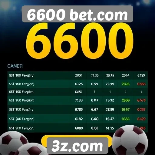 Comparação de odds no 6600 bet.com e concorrentes