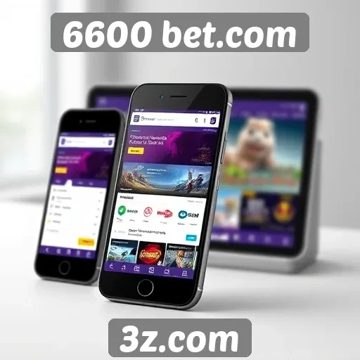Design responsivo melhora experiência em dispositivos móveis na 6600 bet.com